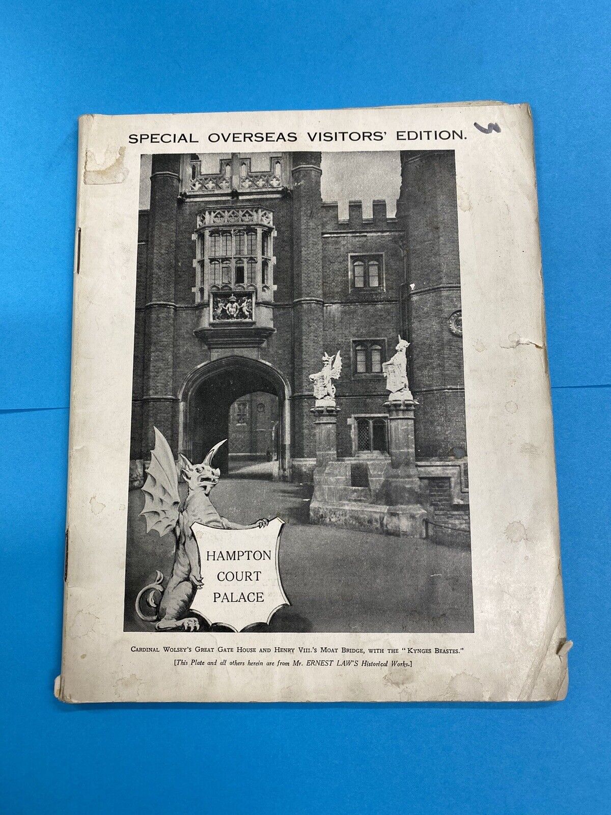 Vintage Hampton Court  Illustrated Booklet 1926 Overseas Visitors England Scarce