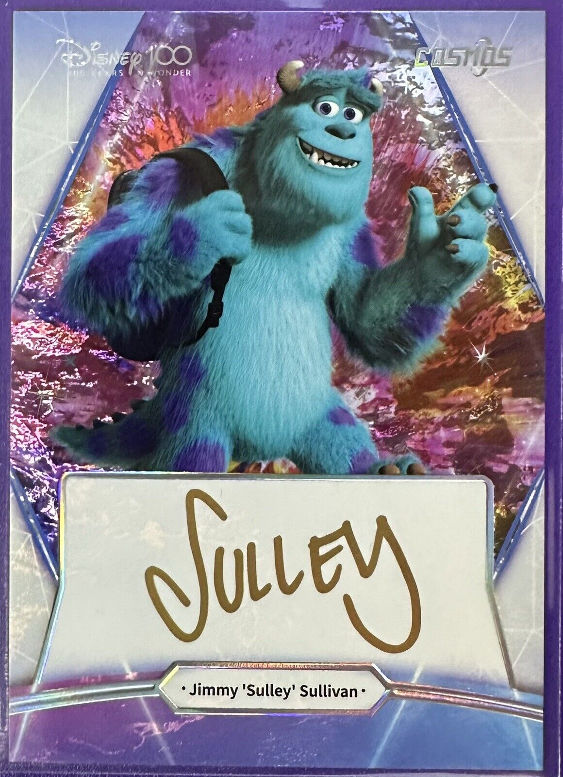 2023 Kakawow Cosmos Disney 100 Pixar Jimmy Sulley Sullivan Signature Auto /88