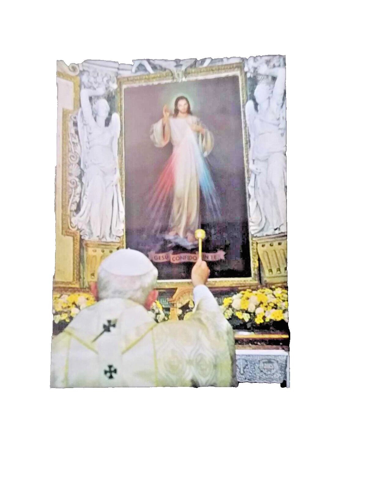 Pope John Paul II Signed Prayer Card 2005 From Vatican Rare
