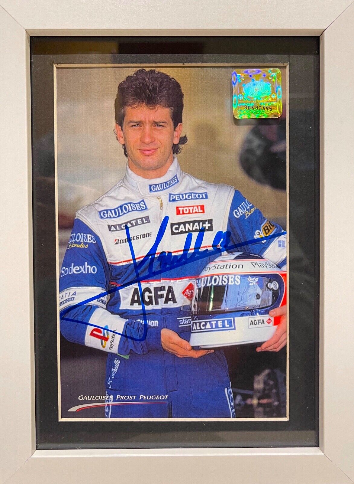 Jarno Trulli Former Formula 1 Framed RARE 100% Hand Signed Photo (7 x 5\') & COA