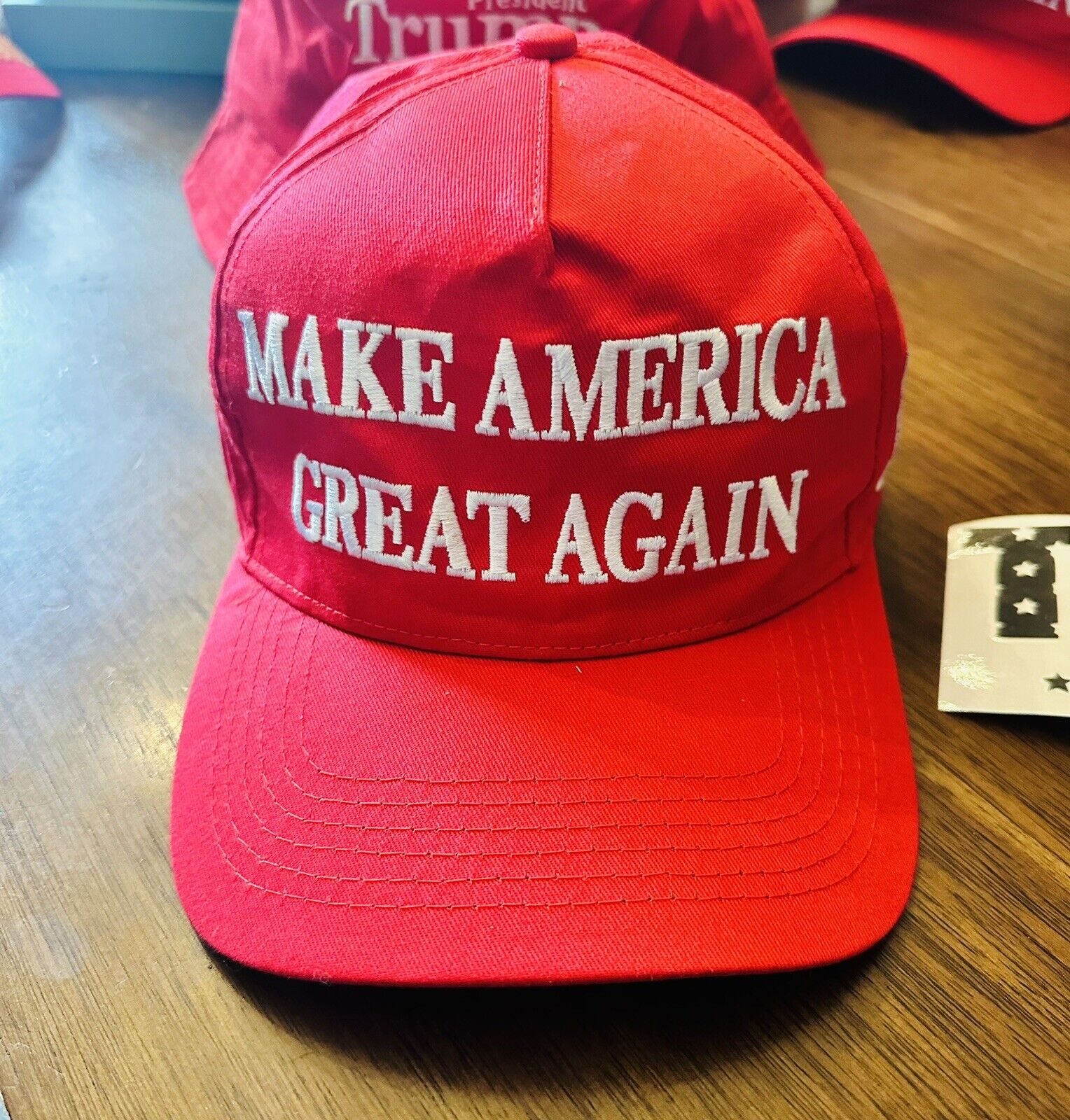 New OFFICIAL design Trump 45 Make America Great Again 2024 MAGA Hat + Free ITEM