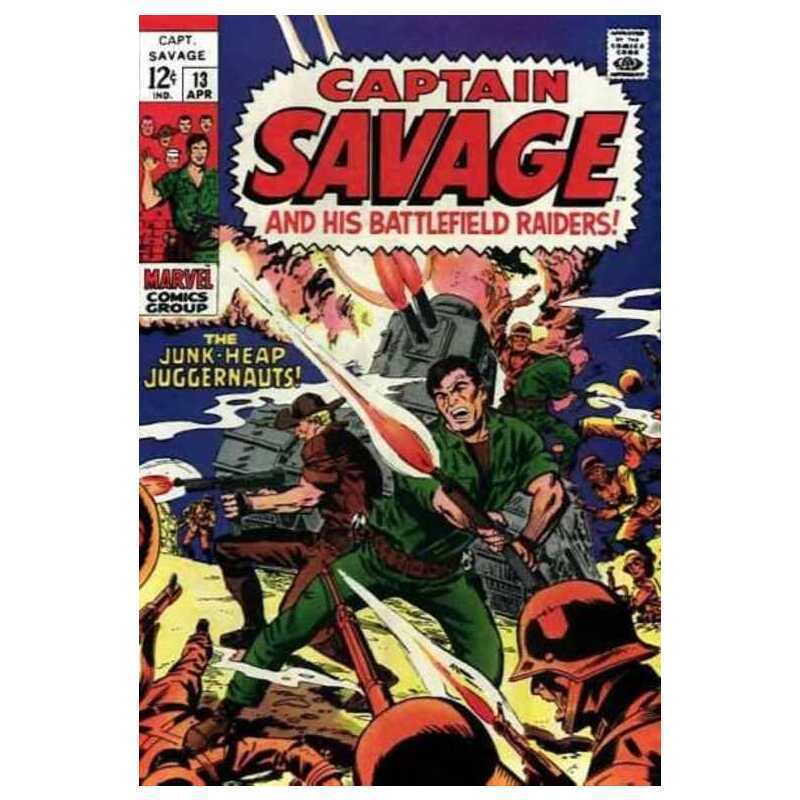 Captain Savage and His Leatherneck Raiders #13 Marvel comics Fine+ [z;