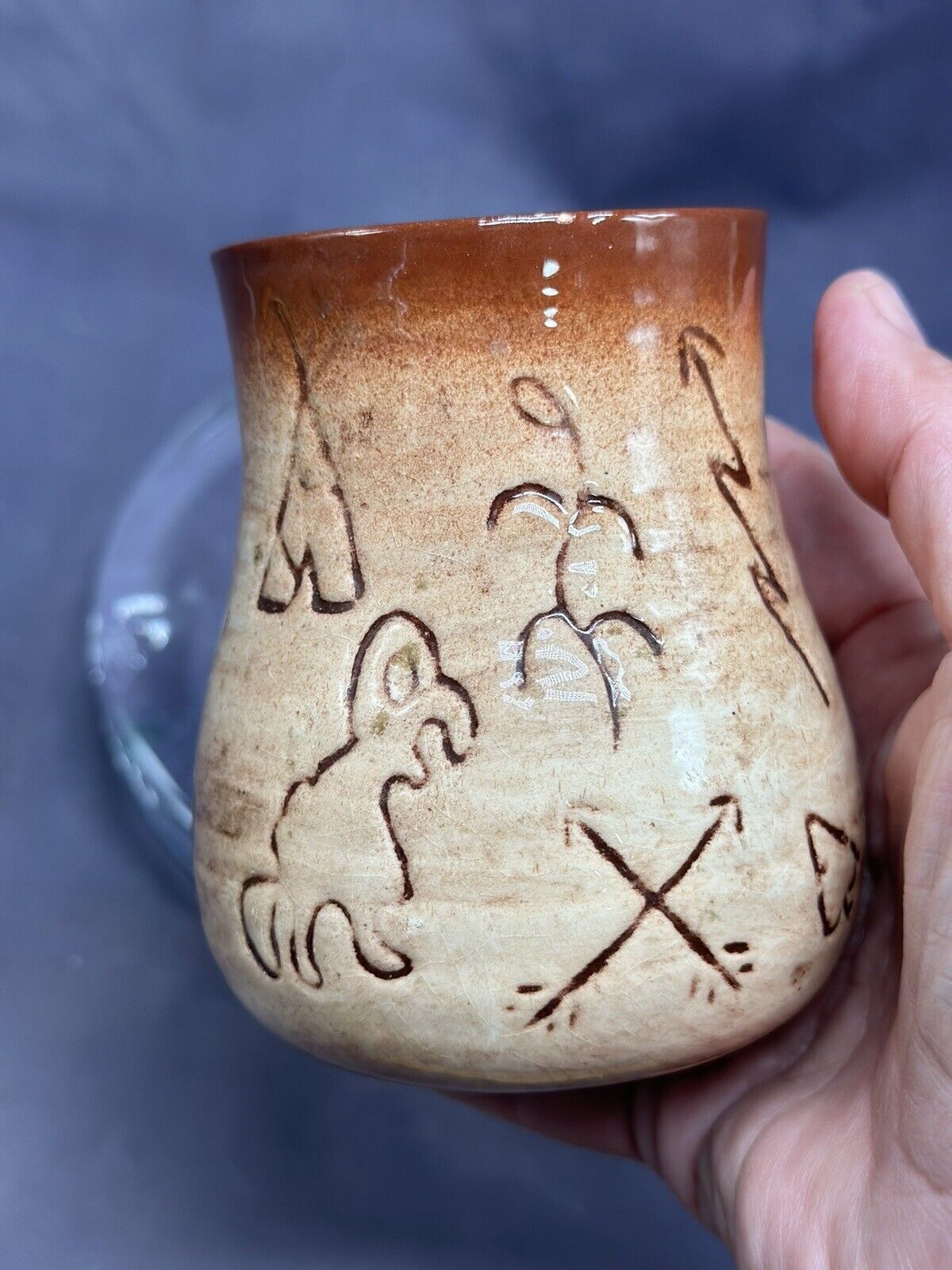 Vintage Native American Pottery Hopi Pot Fred Harvey