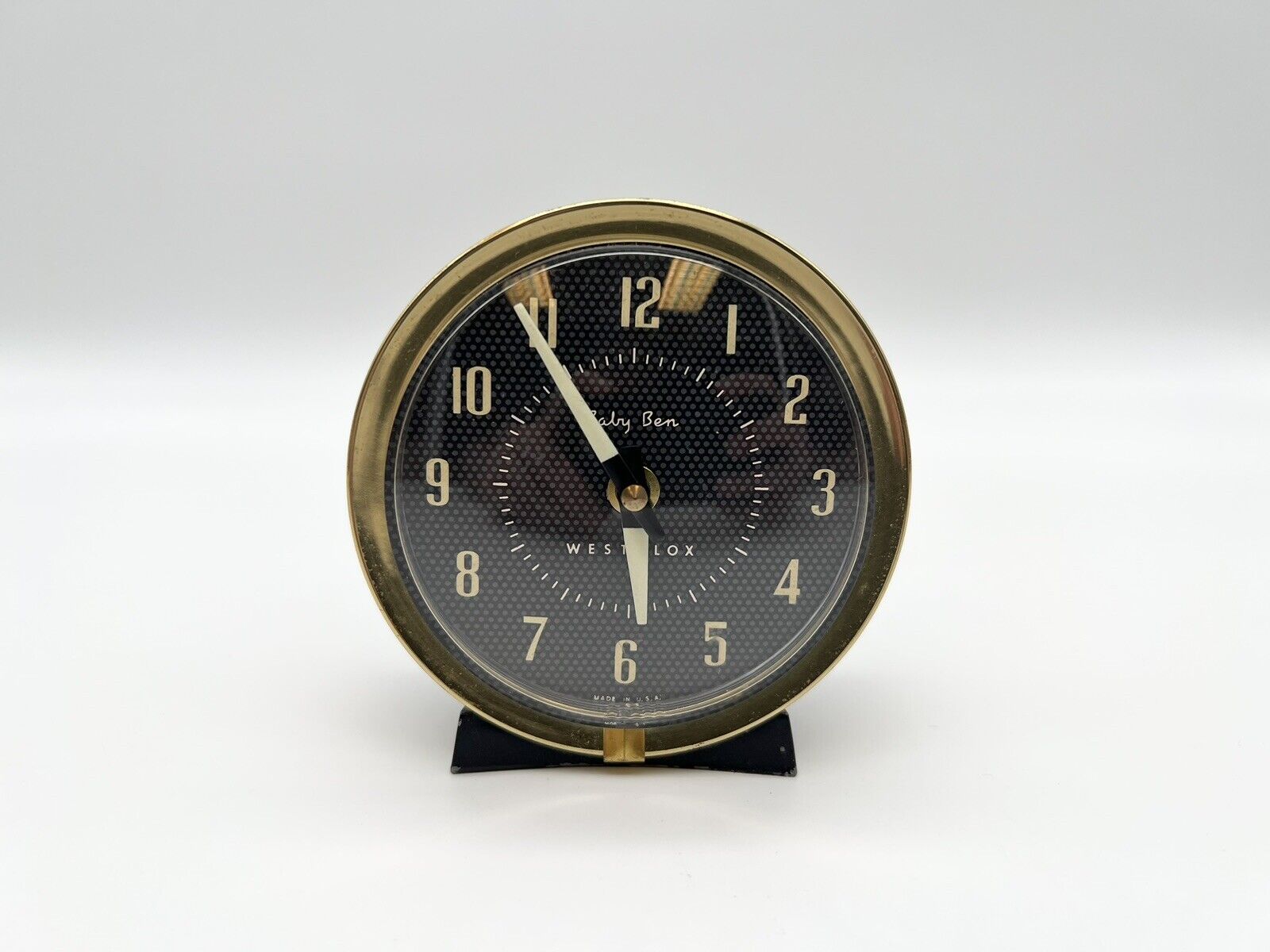 Vintage Westclox Baby Ben Alarm Clock Mid Century As Found
