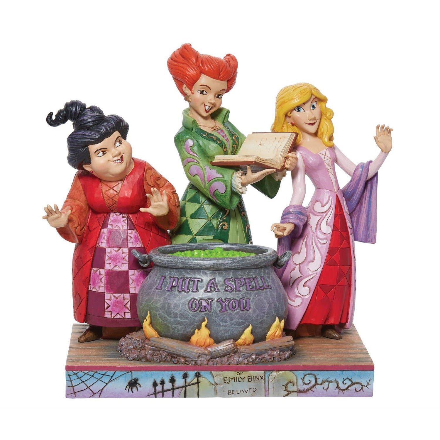 Jim Shore Disney Traditions Hocus Pocus Sanderson Sisters Halloween Figurine