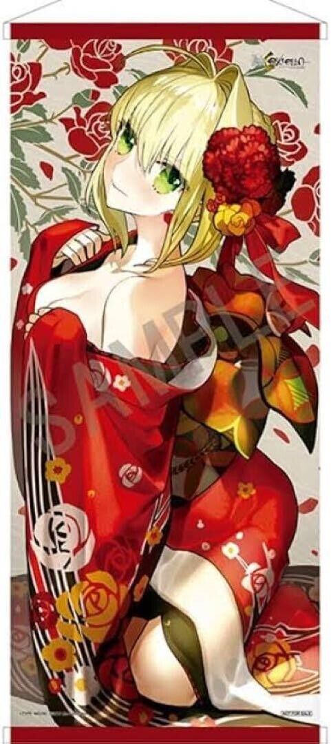 [Tapestry] Nero Claudius Fate/EXTELLA XL size Limited Novelty from Japan Used