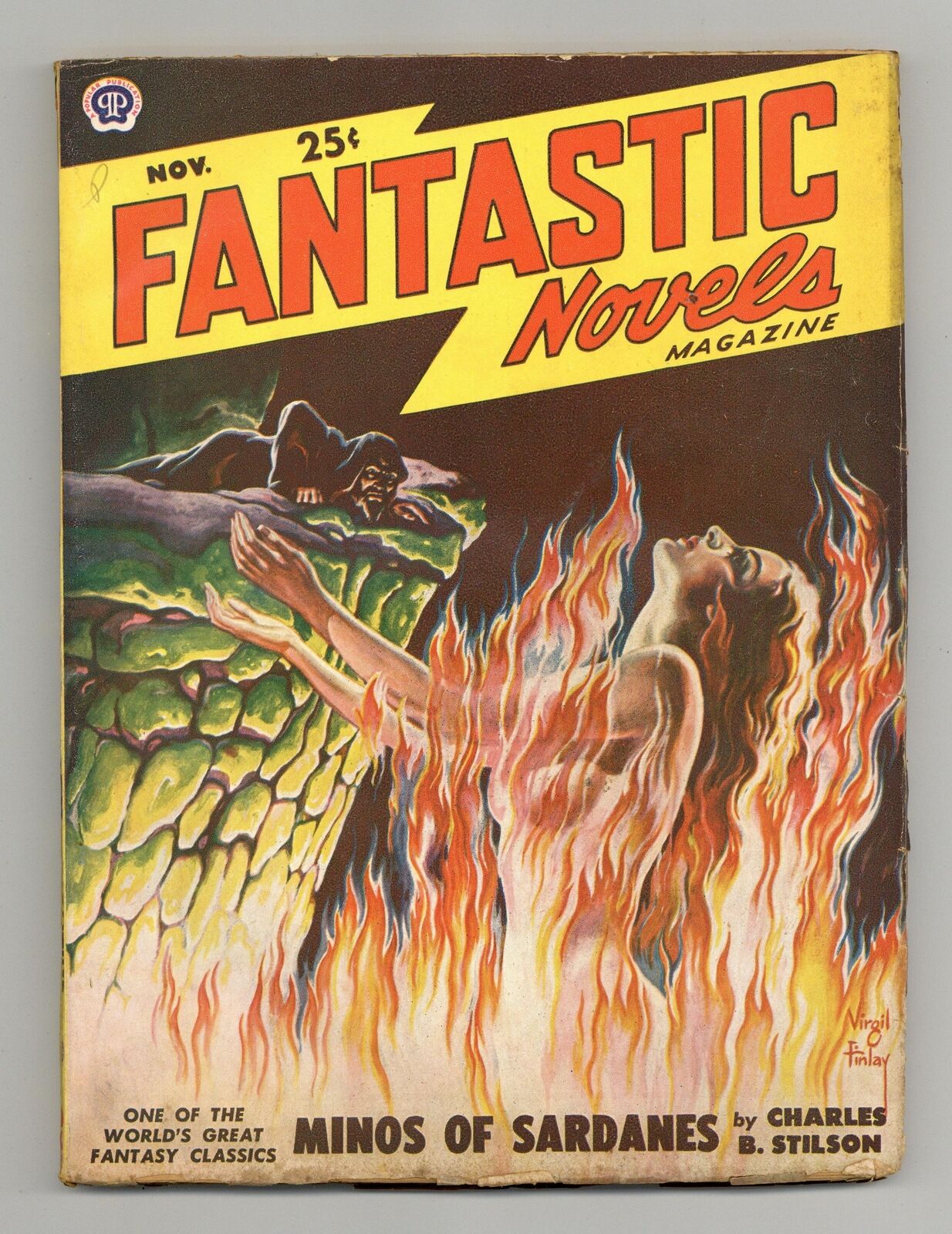 Fantastic Novels Pulp Nov 1949 Vol. 3 #4 VG 4.0