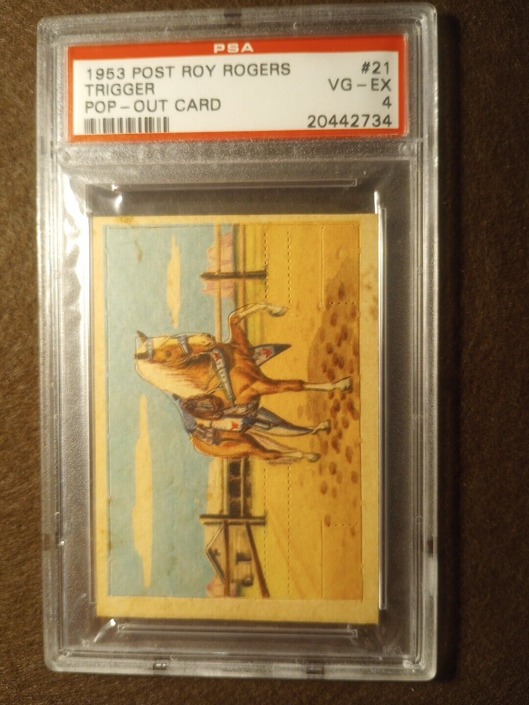1953 Post Roy Rogers Trigger #21