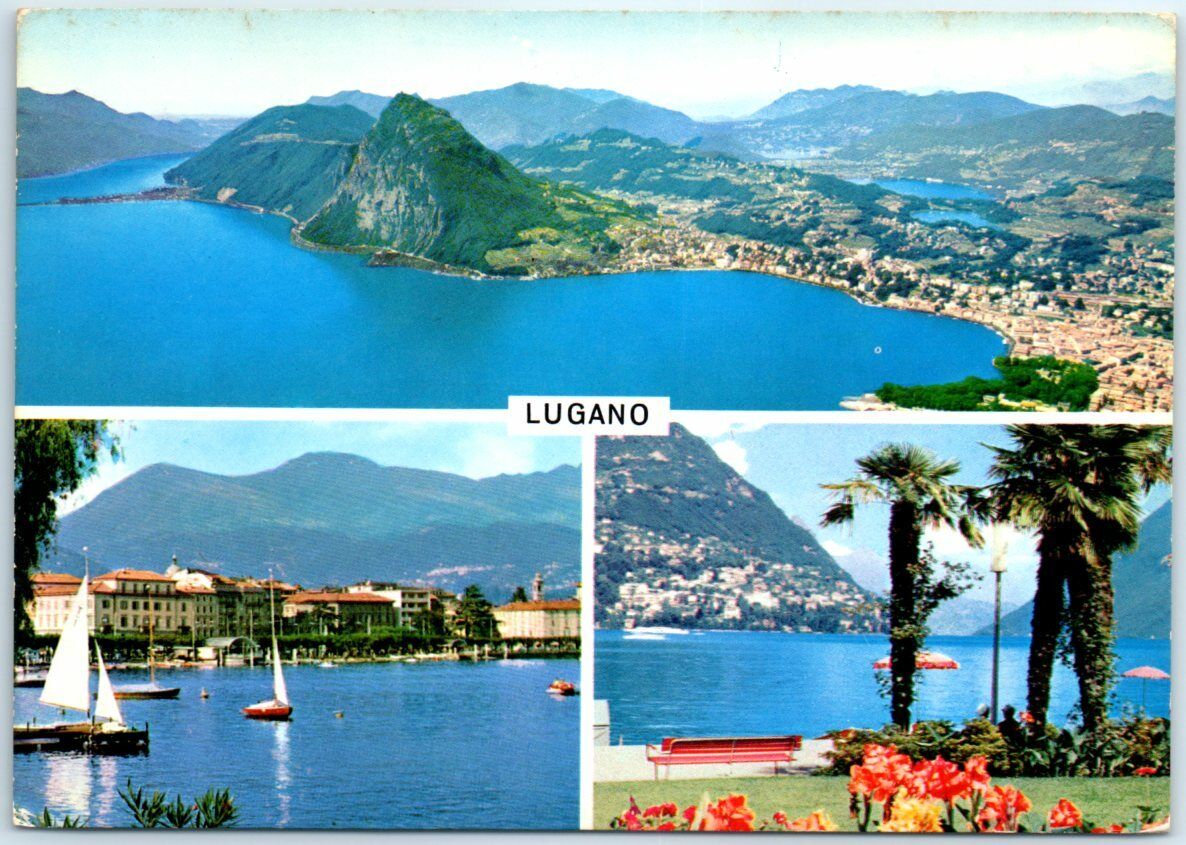 Postcard - Greetings from Lugano, Switzerland