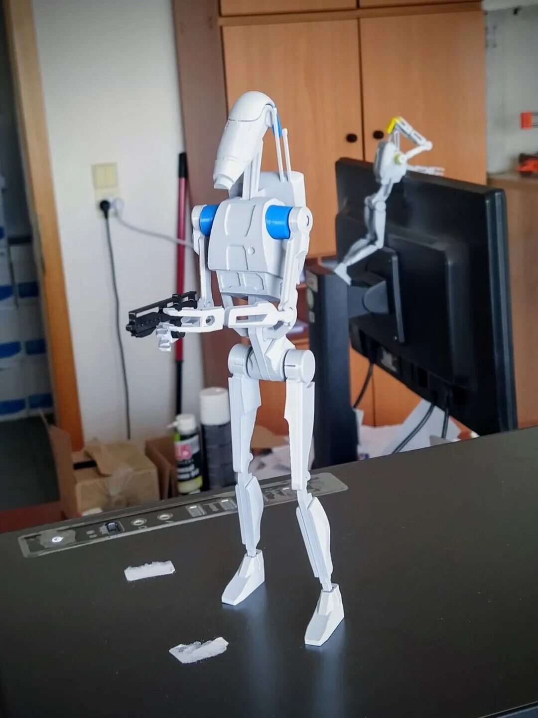 Star Wars Mini Battle Droid Figure 3D Printed Kit