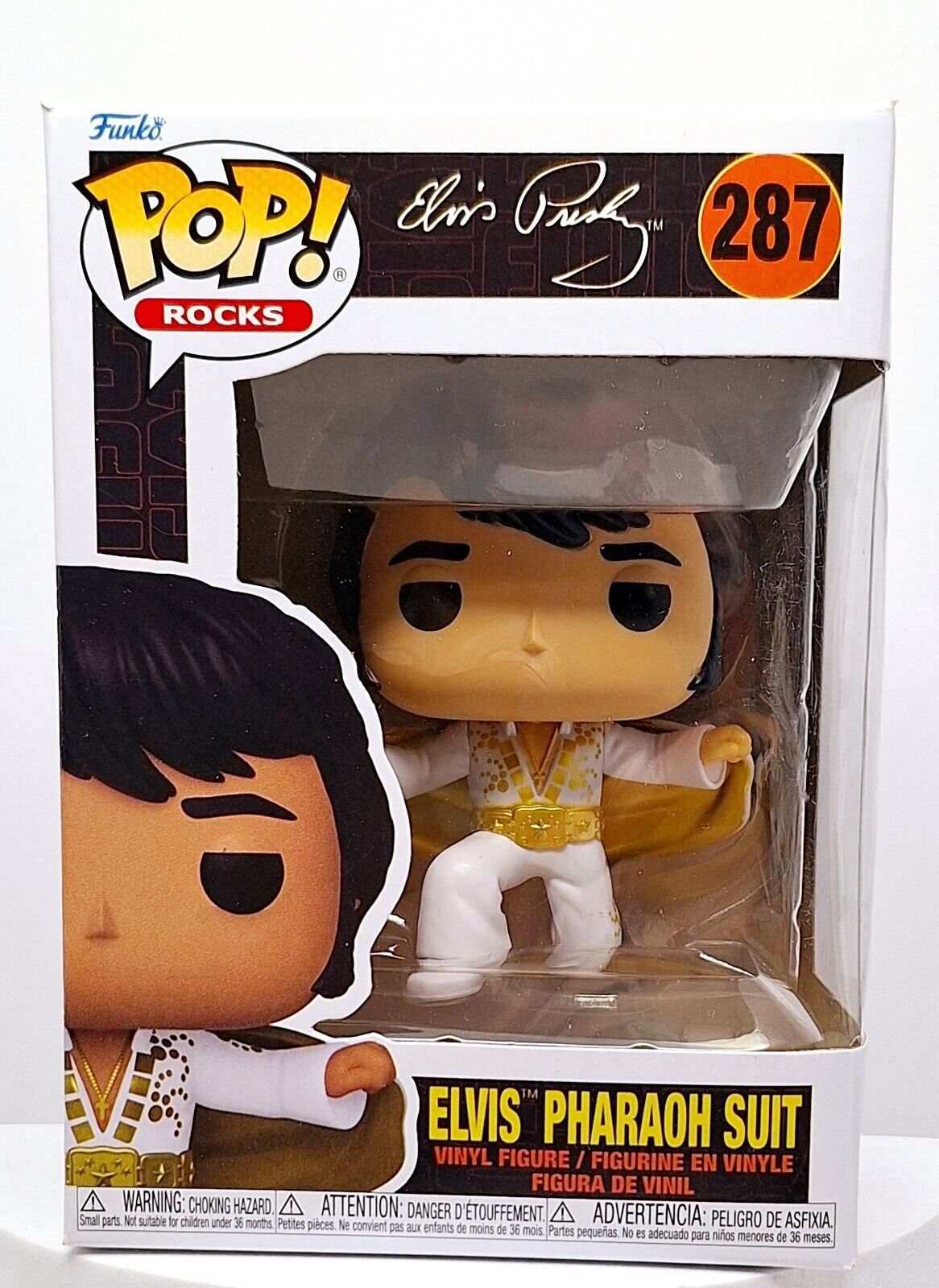 Funko POP Elvis Pharaoh Suit #287 Elvis Presley