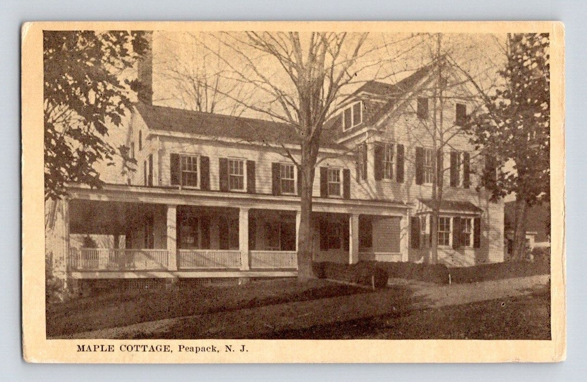 1920'S. MAPLE COTTAGE. PEAPACK, NJ. POSTCARD DB45