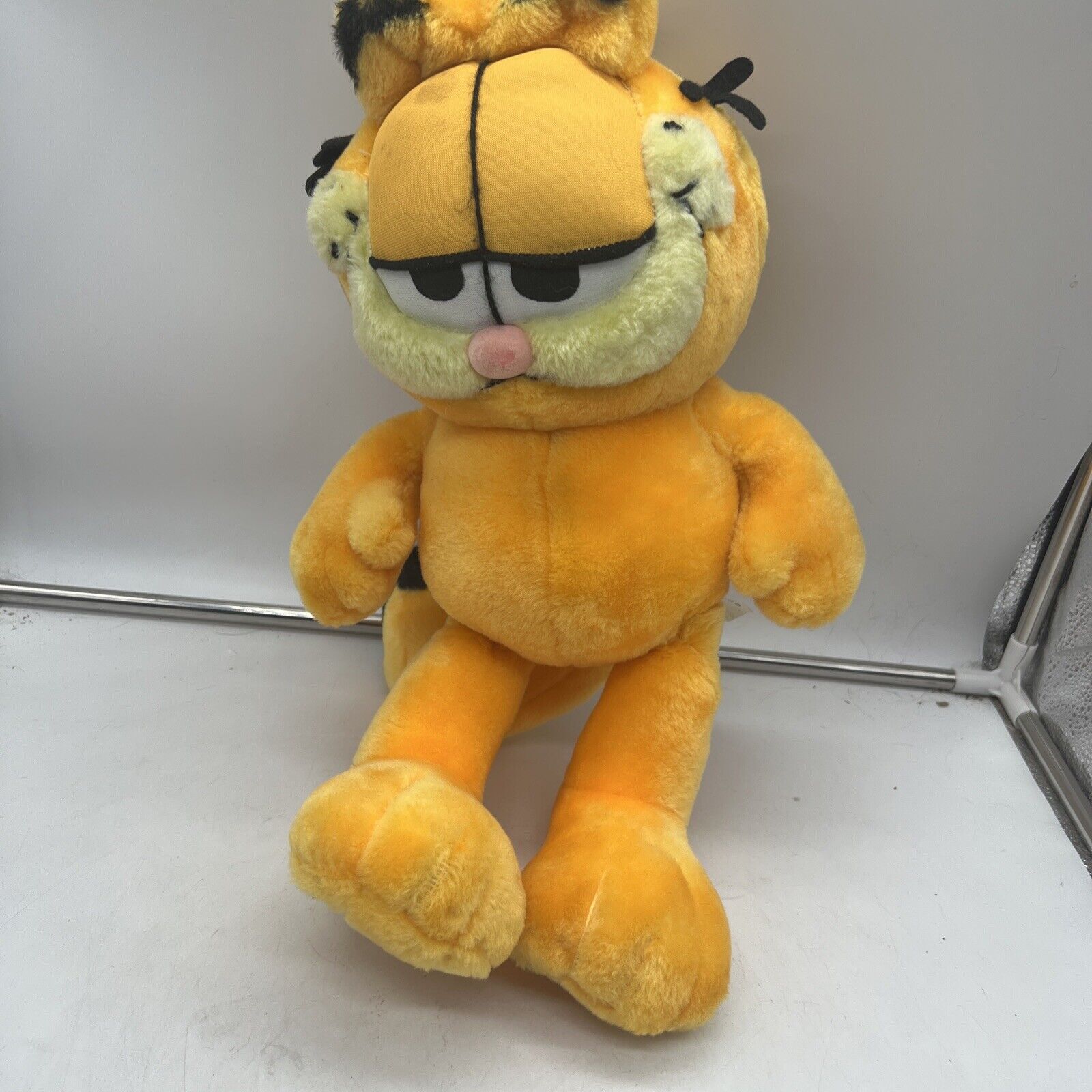Vintage Garfield 12” Plush Stuffed Animal Paws Play By Play Cat Collectible