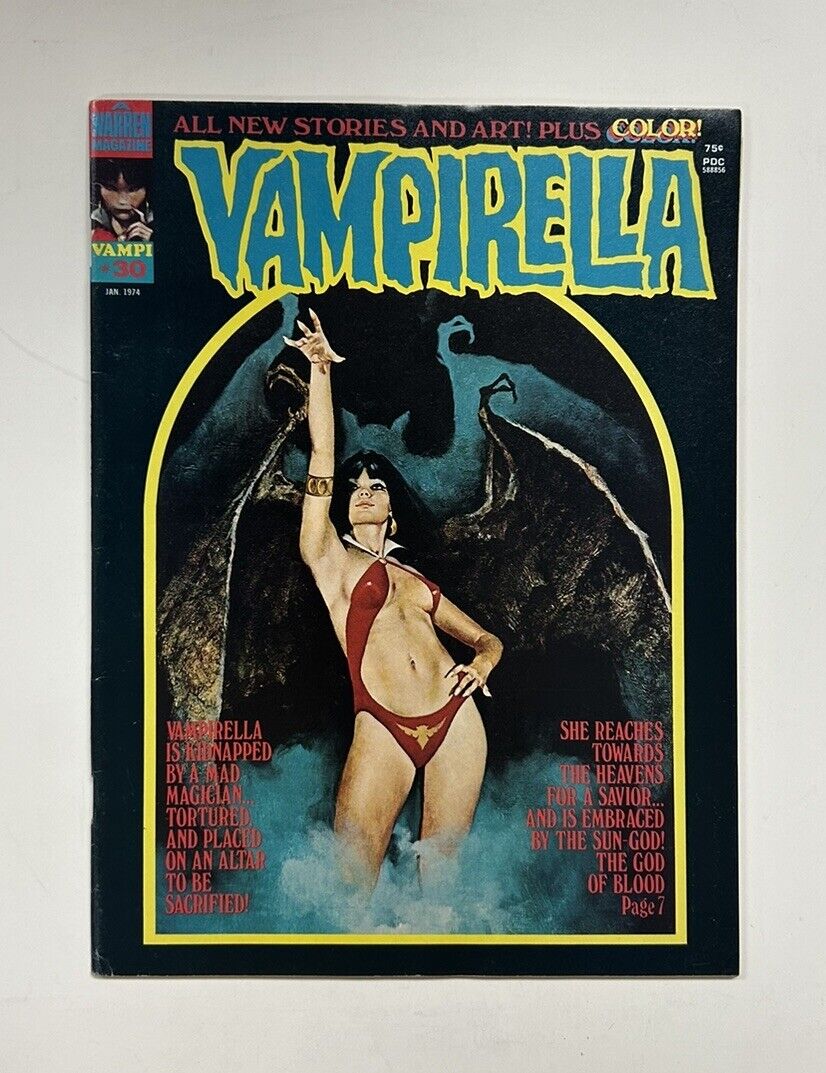 1974 VAMPIRELLA #30 Neal Adams Art, First Appearance of Pantha