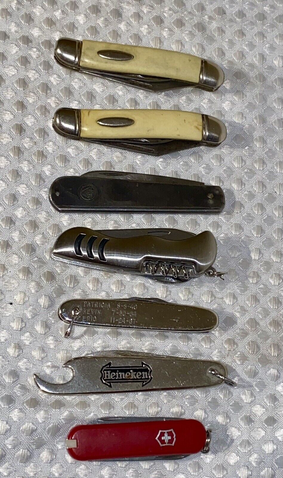Lot Of 7 Mostly Vintage Various Pocket Knives