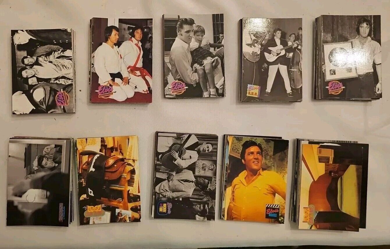 1993 The River Group Elvis Series Trading Card Lot 225 Cards No Dups
