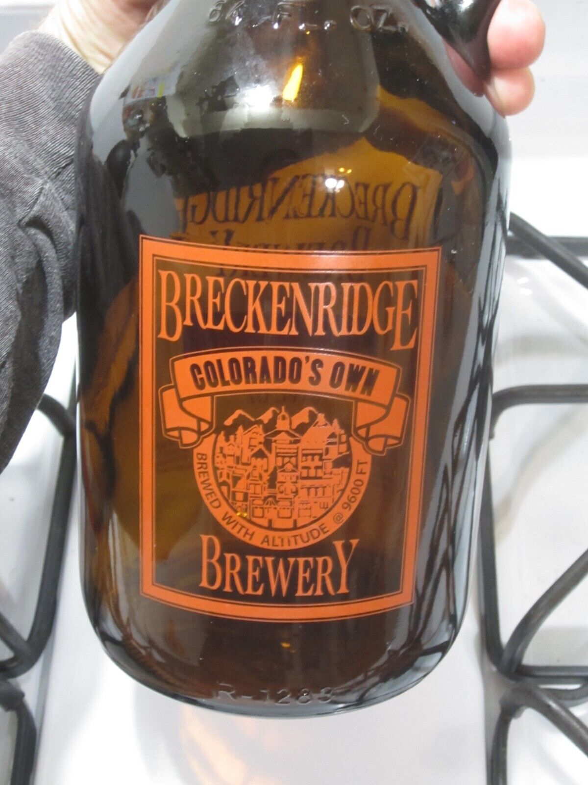 Breckenridge Brewery Denver Colorado Growler Glass 64 Oz