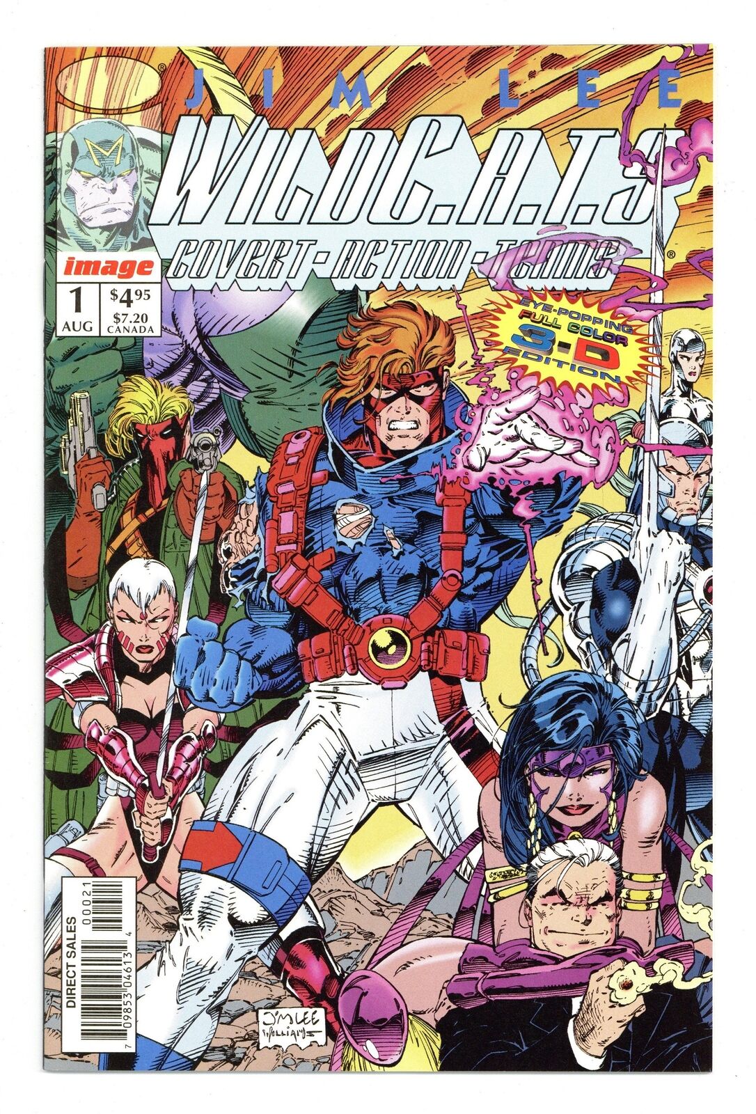Wildcats 3 D Special 1A FN/VF 7.0 1997