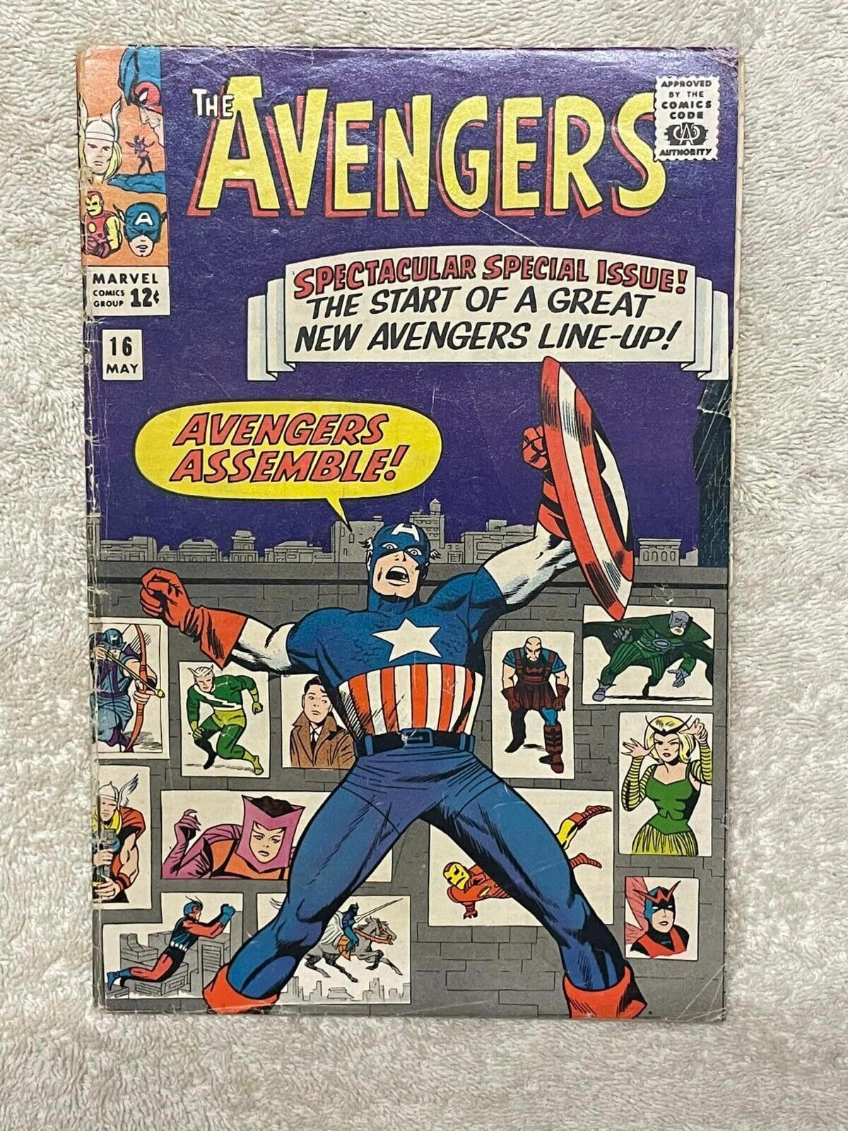 Avengers #16 (RAW 5.0 - MARVEL 1965)