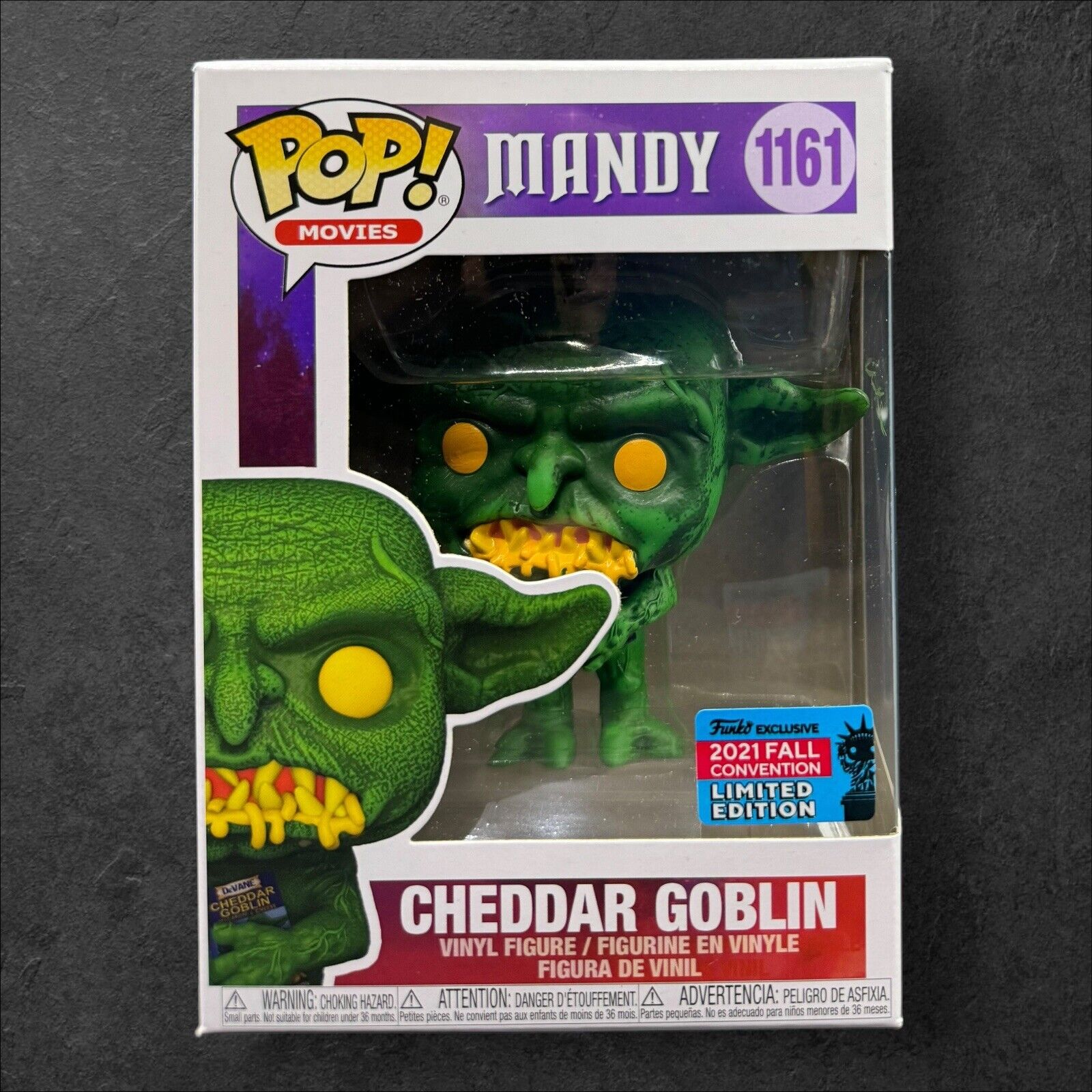 Cheddar Goblin #1161 (2021 NYCC Shared Fall Exclusive) FunkoPOP Movies: Mandy