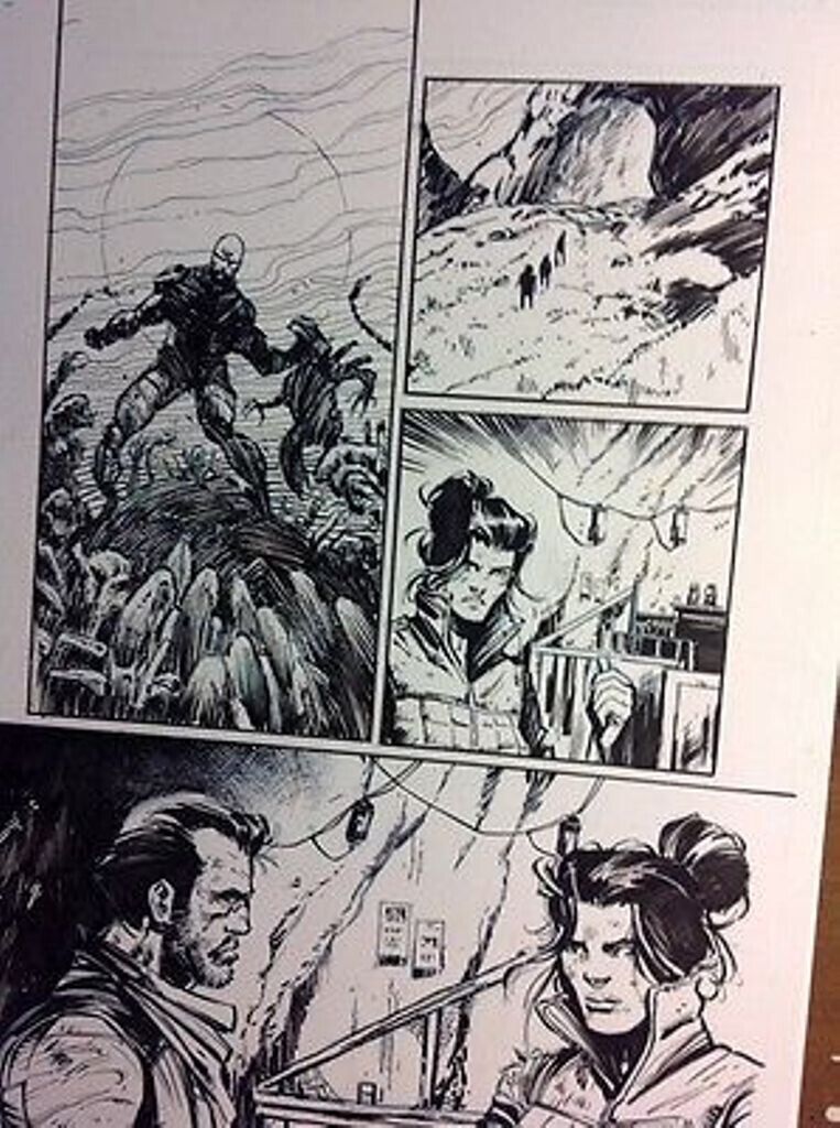 Dark Horse Comic Predator Fire and Stone 3, Page 8
