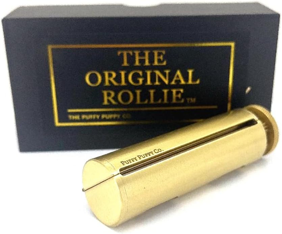 The Original Rollie Solid Brass Cigarette Rolling Machine, Cigarette Maker 70Mm 