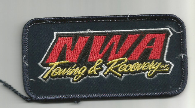 NWA Towing & Recovery Inc employee patch 2 x 4 #7480