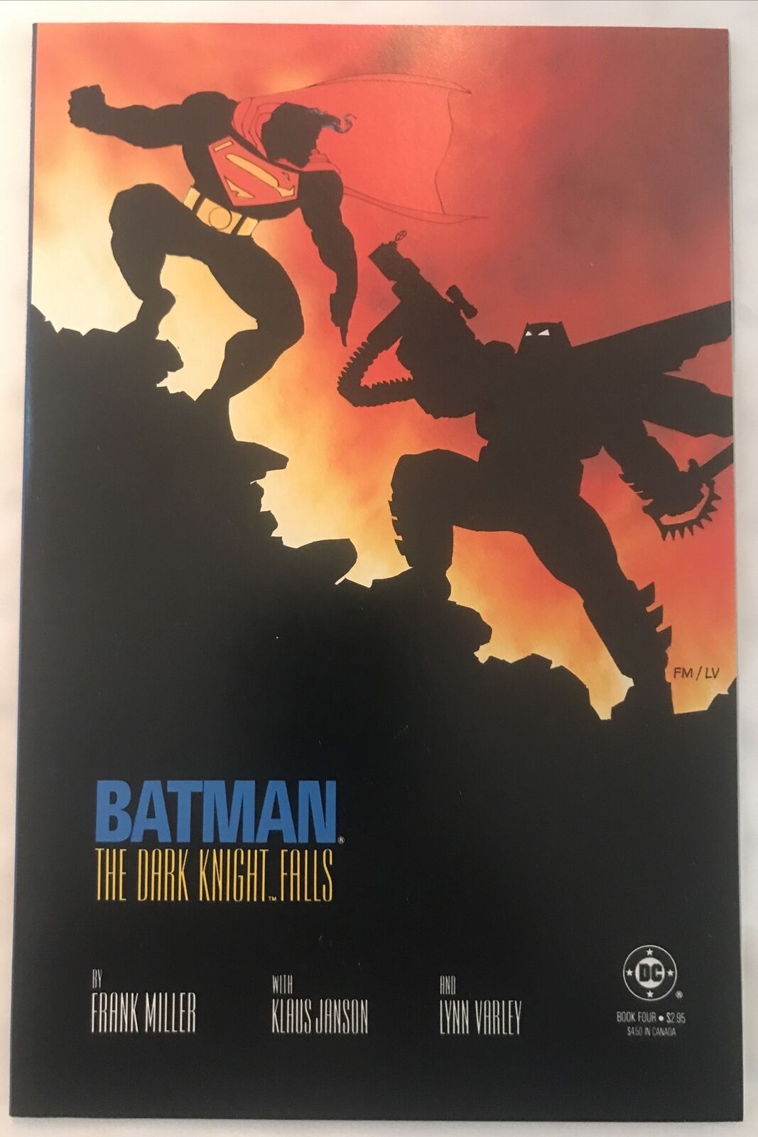 Batman The Dark Knight Falls #4 (1986) DC Frank Miller 1st Print NM