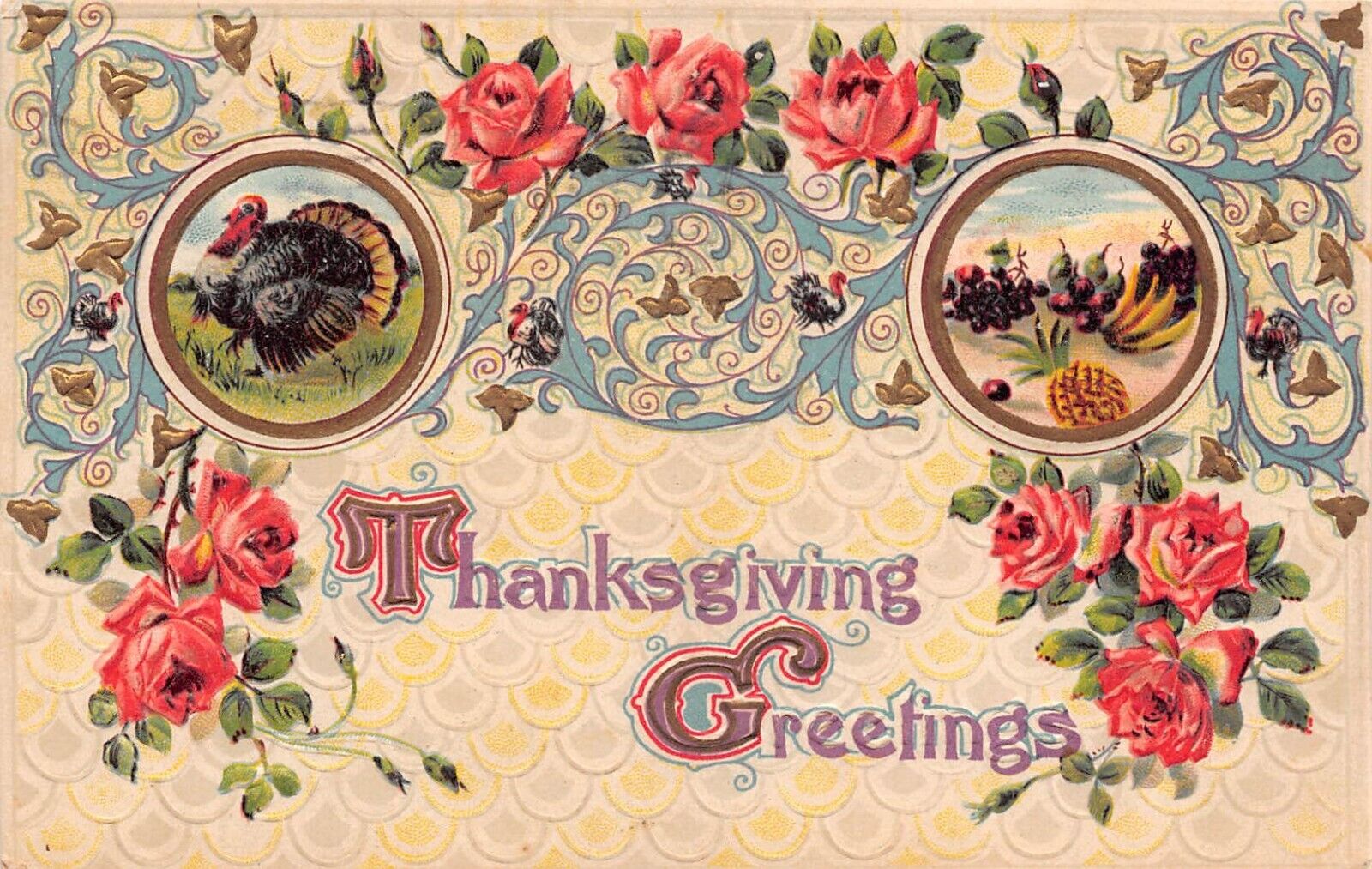 Thanksgiving 1911 Postcard 7611