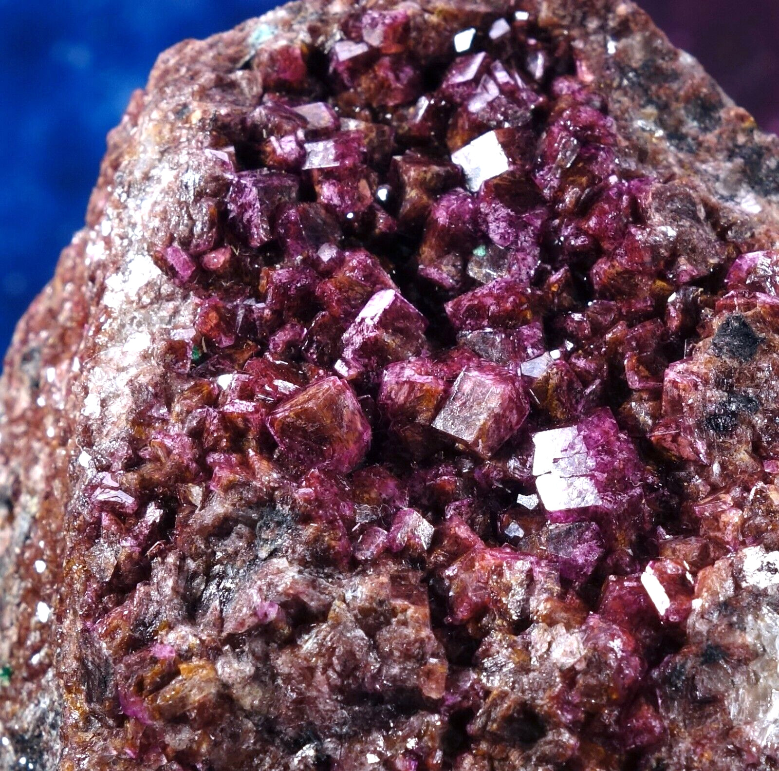 AAA Grade Dark Pink Crystalline Cubic Cobaltoan Calcite, Congo