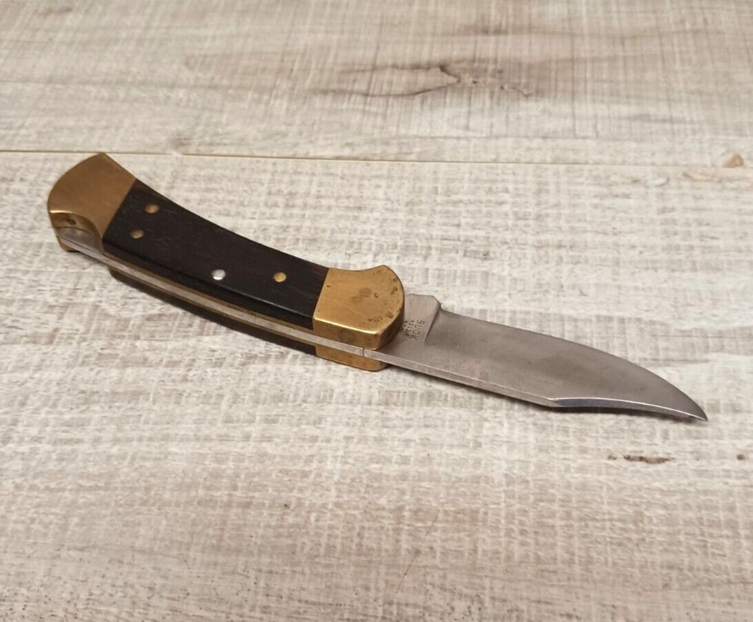 Buck 112 U.S.A. Single Blade Lock Back Vintage Pocket Knife