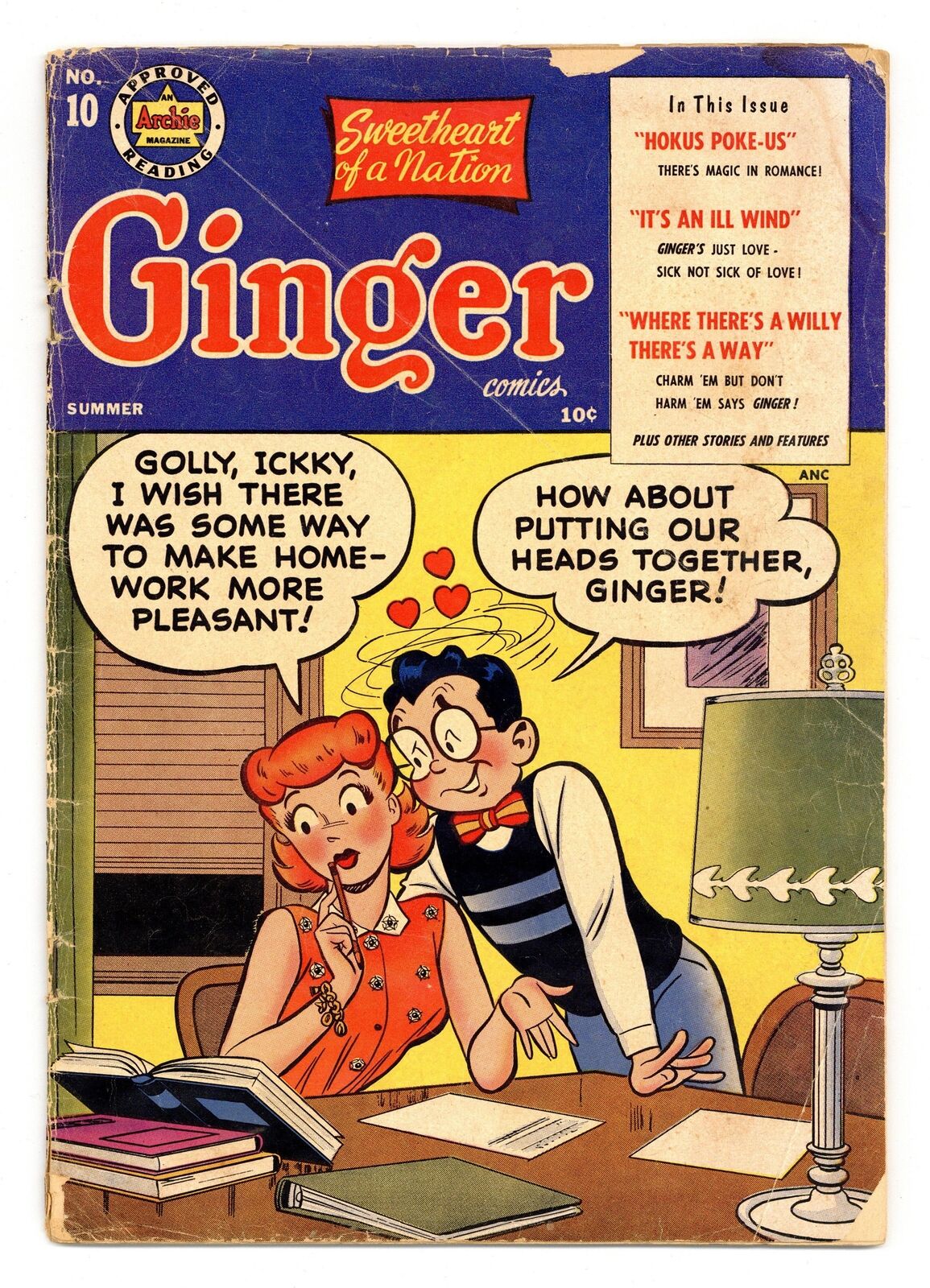 Ginger #10 GD+ 2.5 1954