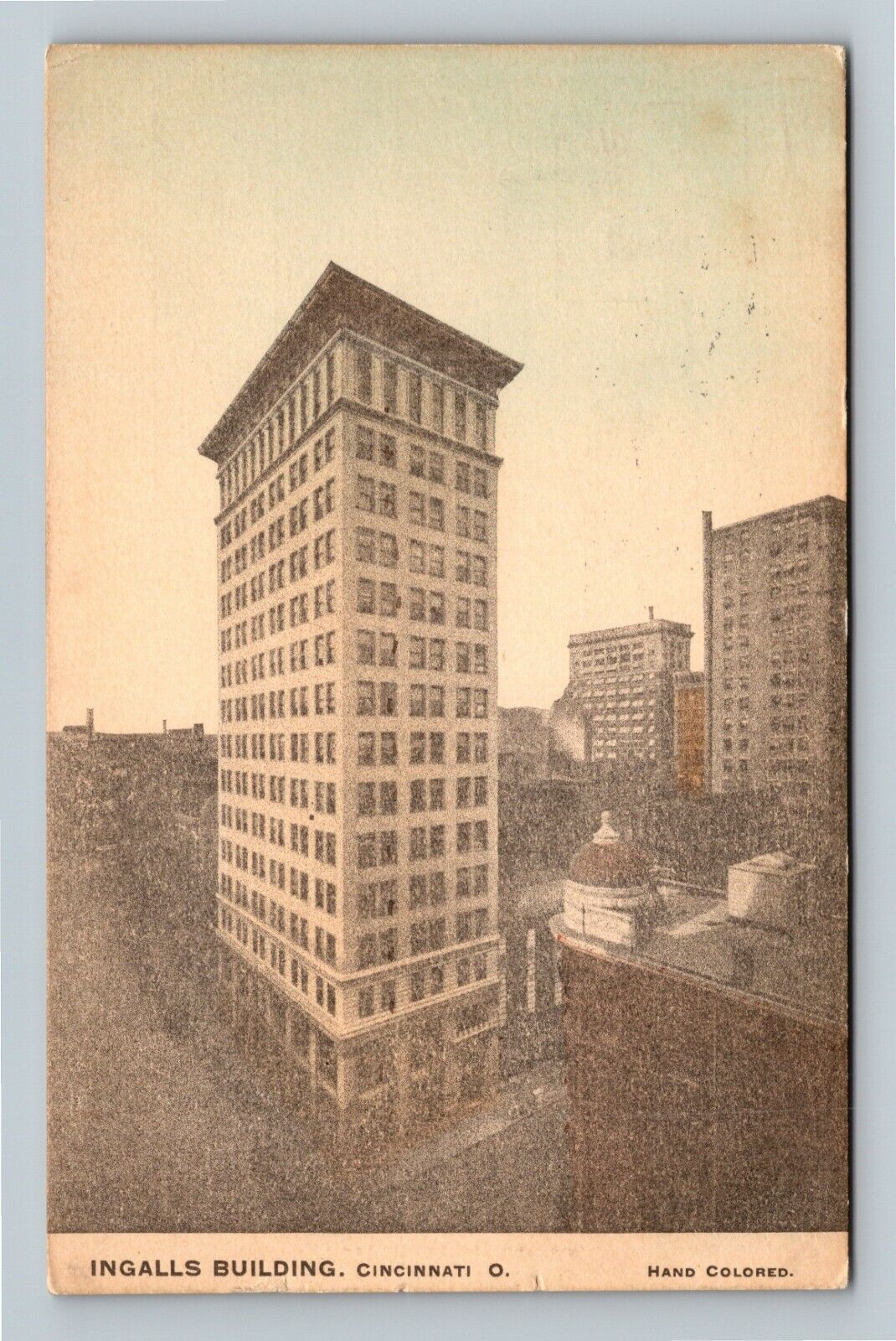 Cincinnati, OH-Ohio, Ingalls Building, c1910 Vintage Postcard
