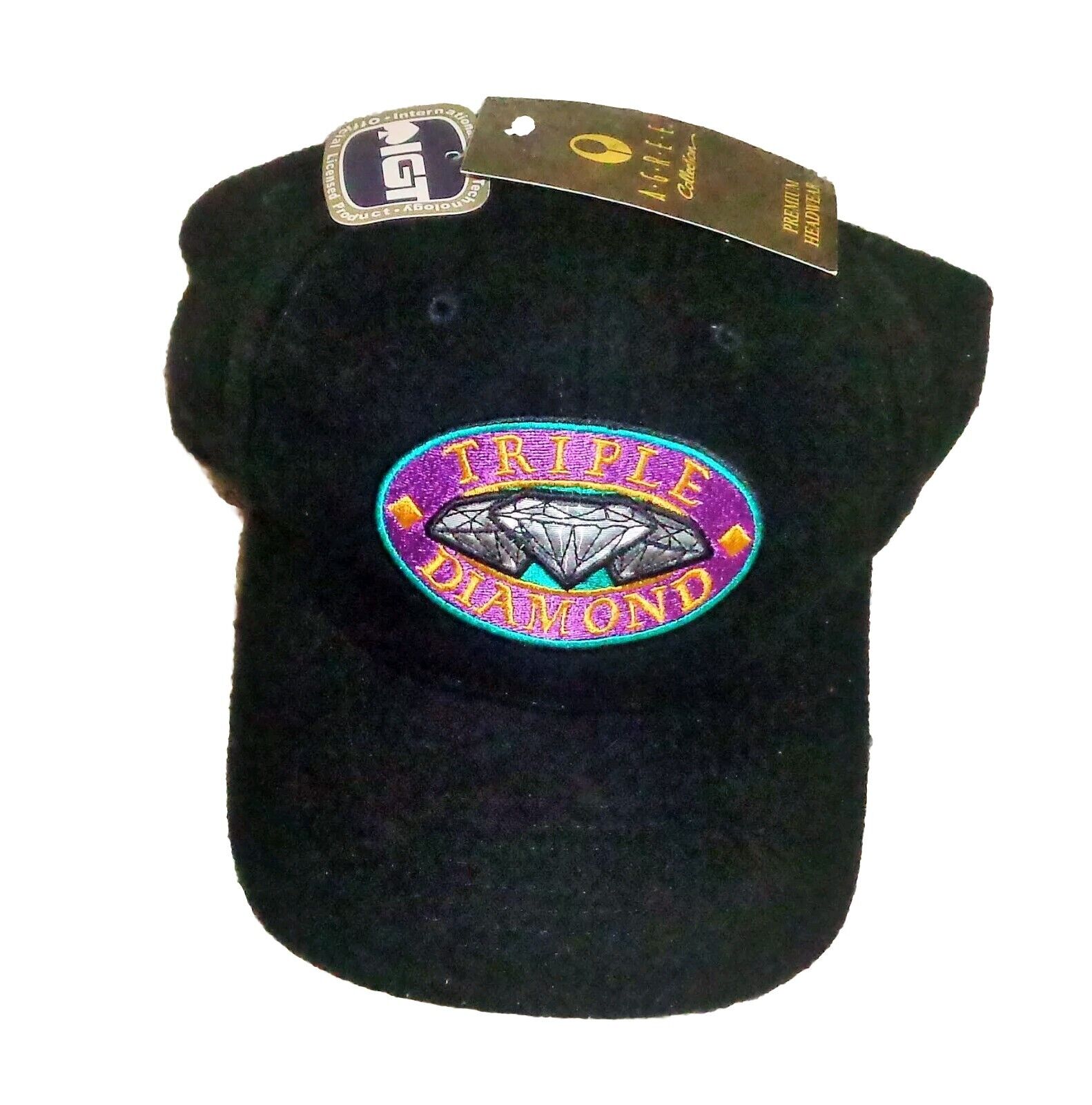 Genuine IGT Triple Double Diamond Embroidered Stitch Slot Machine Adjustable Hat