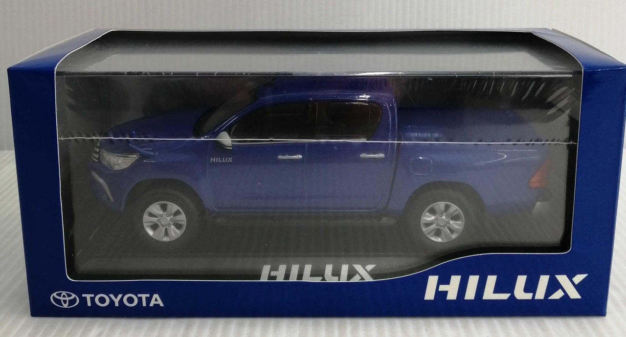 Toyota Hilux Nebula Blue Metallic 1/30 Minicar