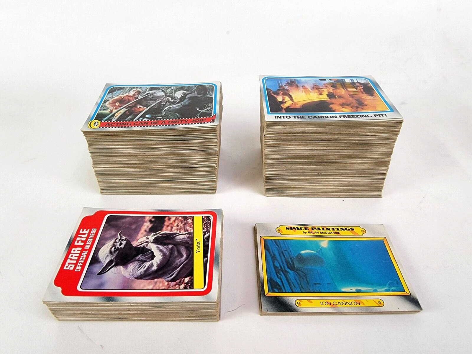 1980 Topps Star Wars Blue Series 2  & Red  - LARGE LOT not sorted -Free Shipping