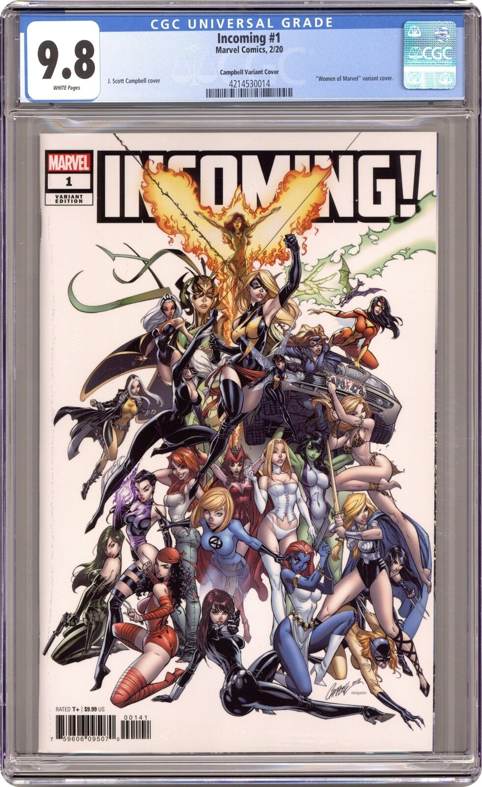 Incoming 1F Campbell 1:500 Variant CGC 9.8 2020 4214530014