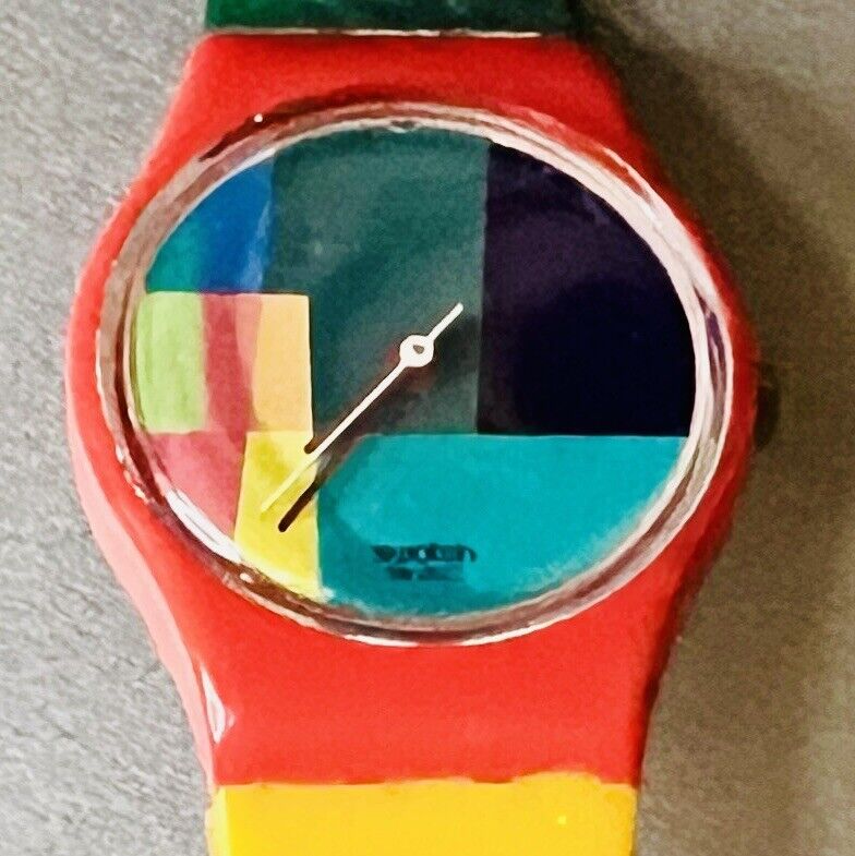 Vintage Swatch Watch 1985 McSwatch 25mm Ladies LR105