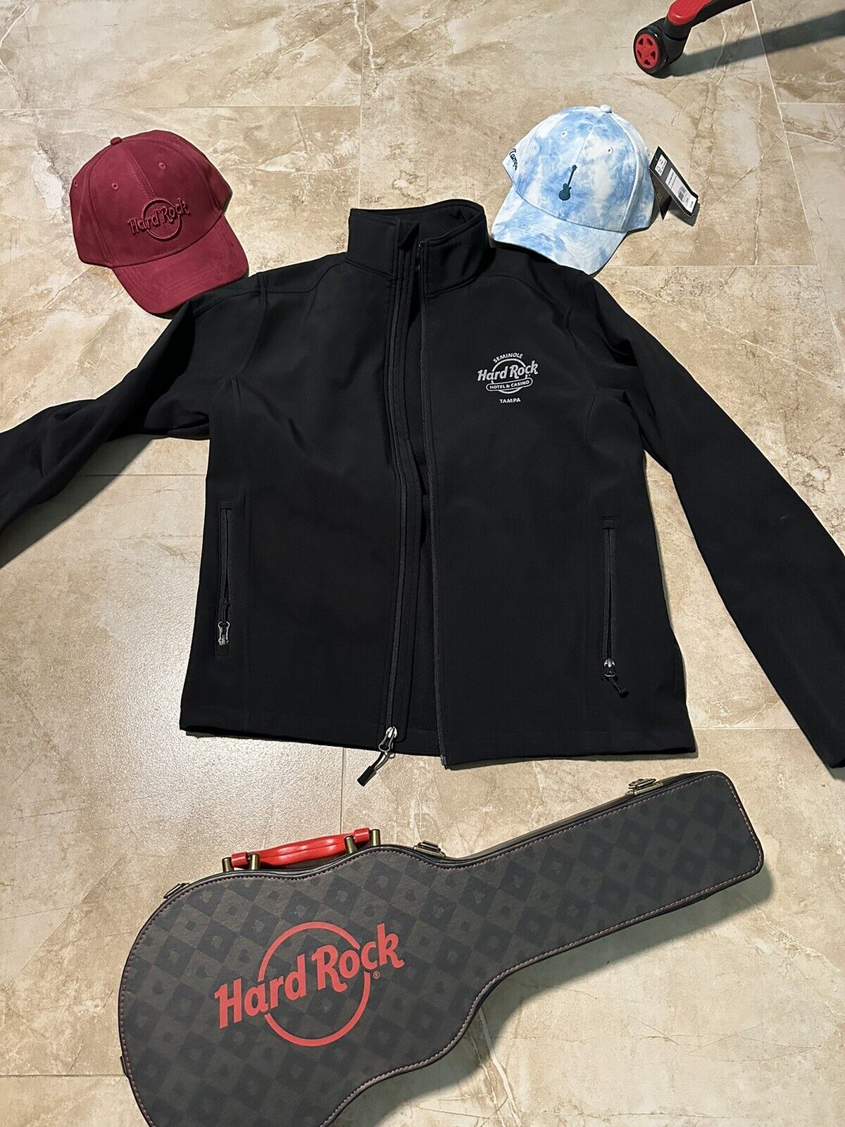 Hard Rock Poker Set, Hard Rock Jacket, Hard Rock Hats