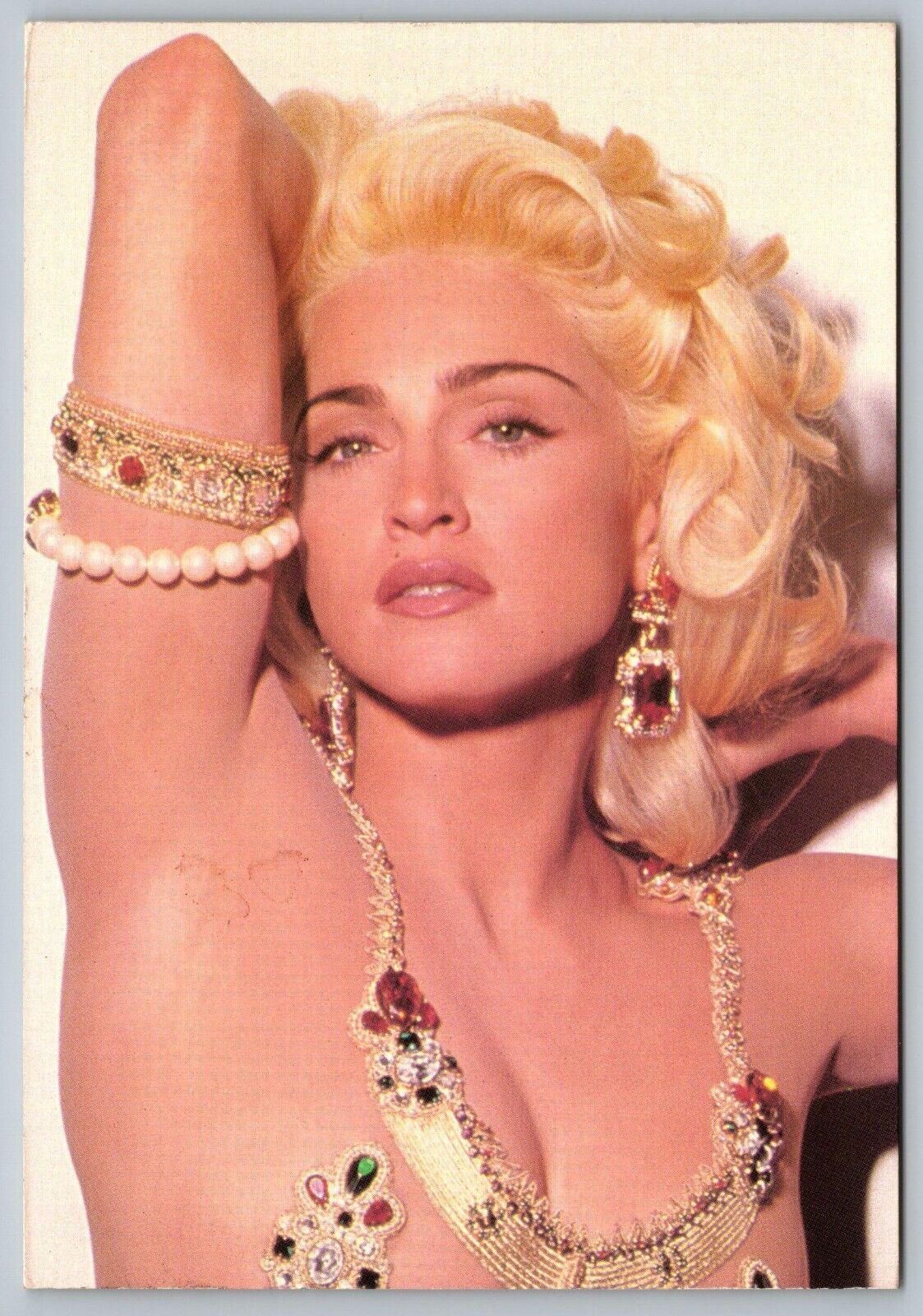 Postcard Madonna 1991 Boy Toy Inc Clasico Rock Express