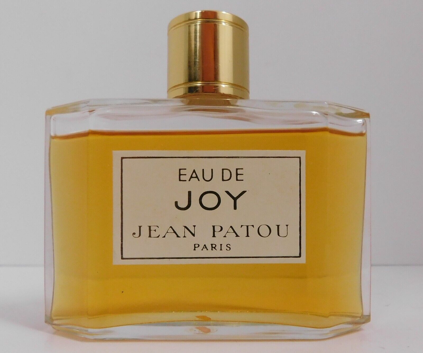 Vintage Jean Patou Eau De Joy Splash Perfume France 90% Volume