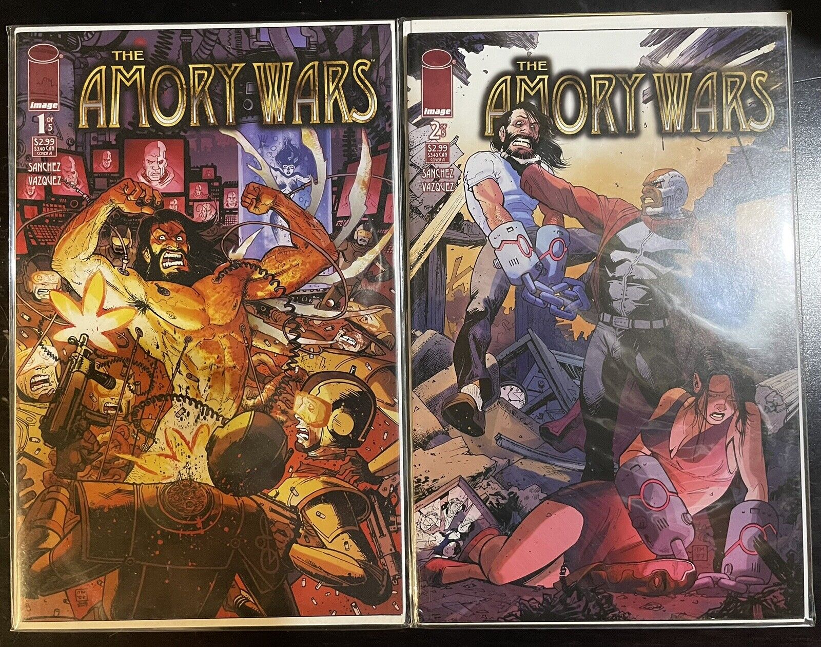 2007 Amory Wars 1st Edition. Brand New, Coheed. First Two Comics