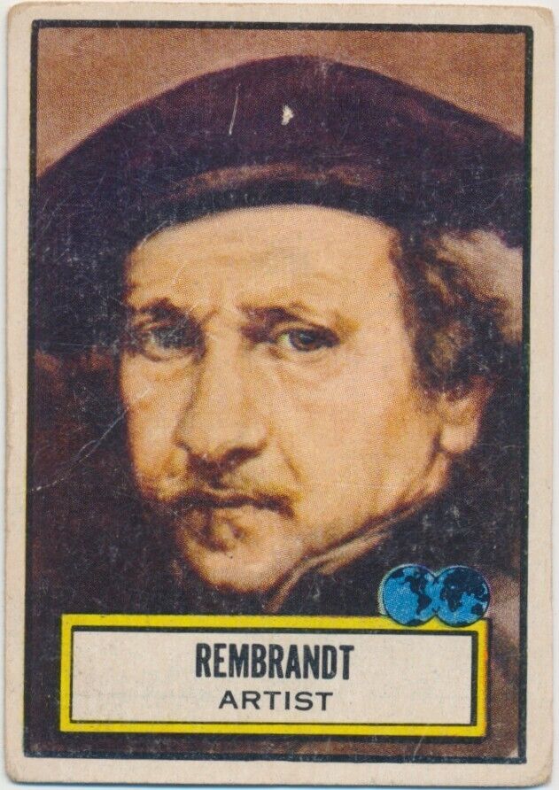 1952 Topps Look 'n See  #82 Rembrandt