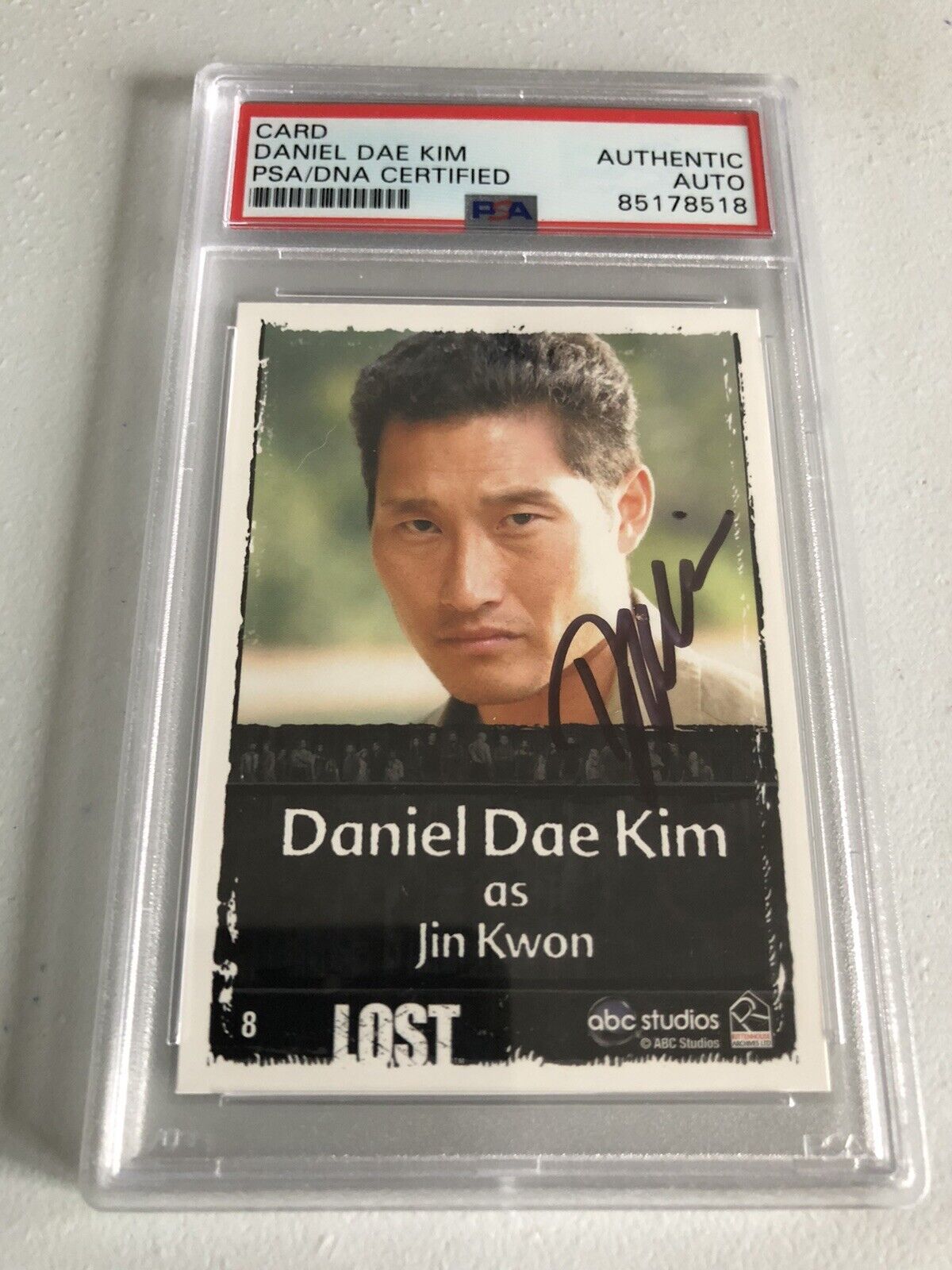 Lost TV Show Daniel Dae Kim PSA Authentic Auto