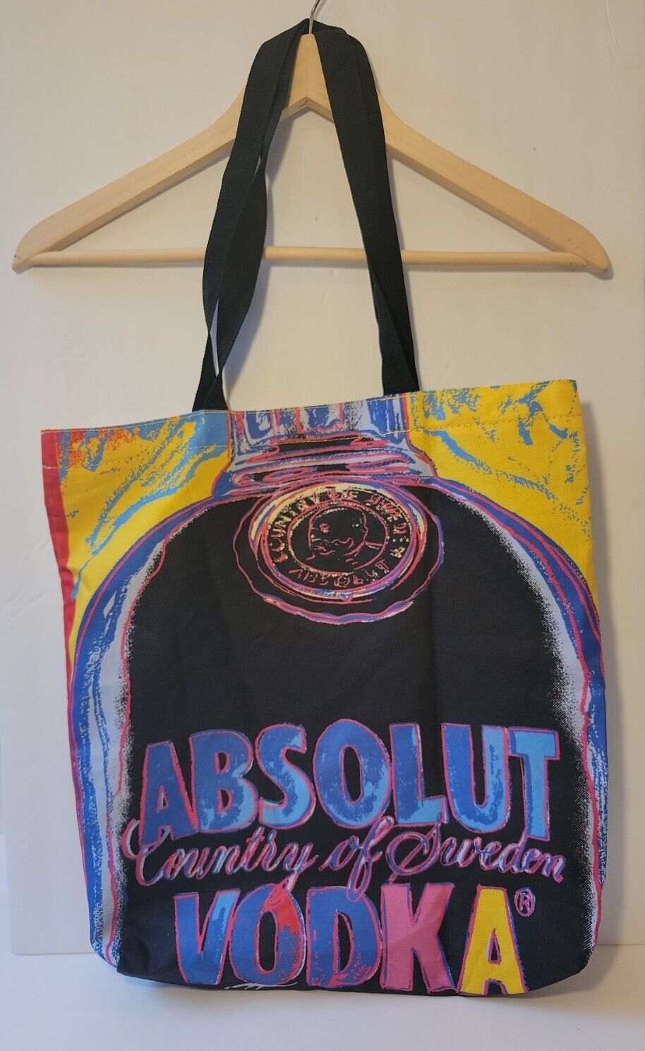 Andy Warhol Foundation Visual Arts Absolute Vodka Tote Bag Country Of Sweden