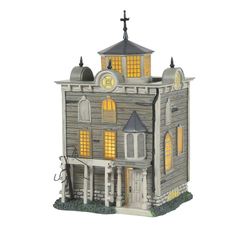 Dept 56 UNCLE FESTER'S HOUSE The Addams Family Village 6007277 BRAND NEW 2021 
