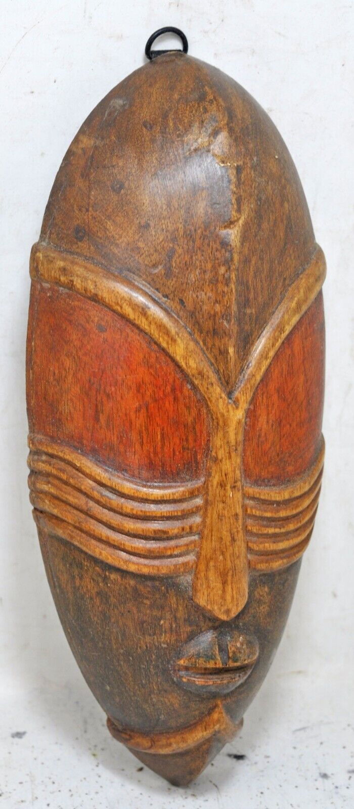 Vintage Wooden Wall Décor Tribal Mask Original Old Hand Carved Painted