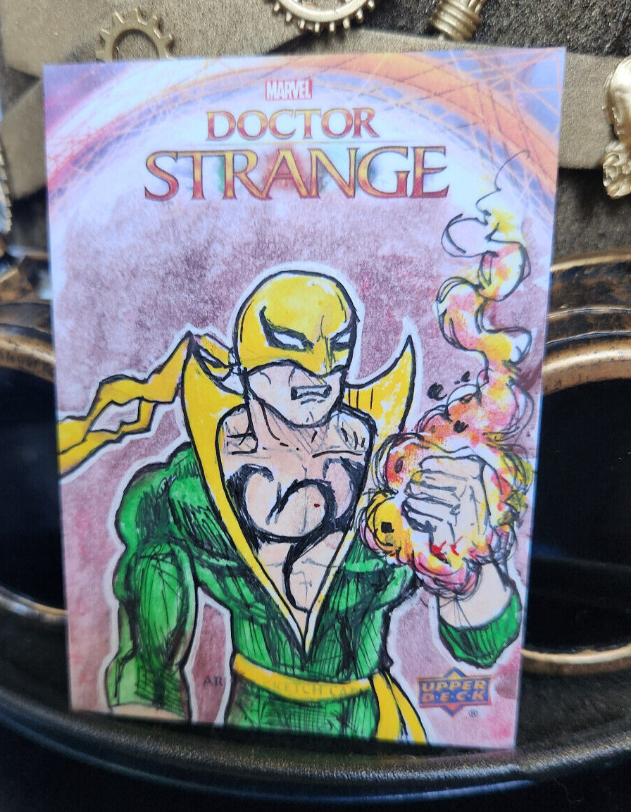 2016 UD Marvel Doctor Strange 1/1 Autographed Sketch Card