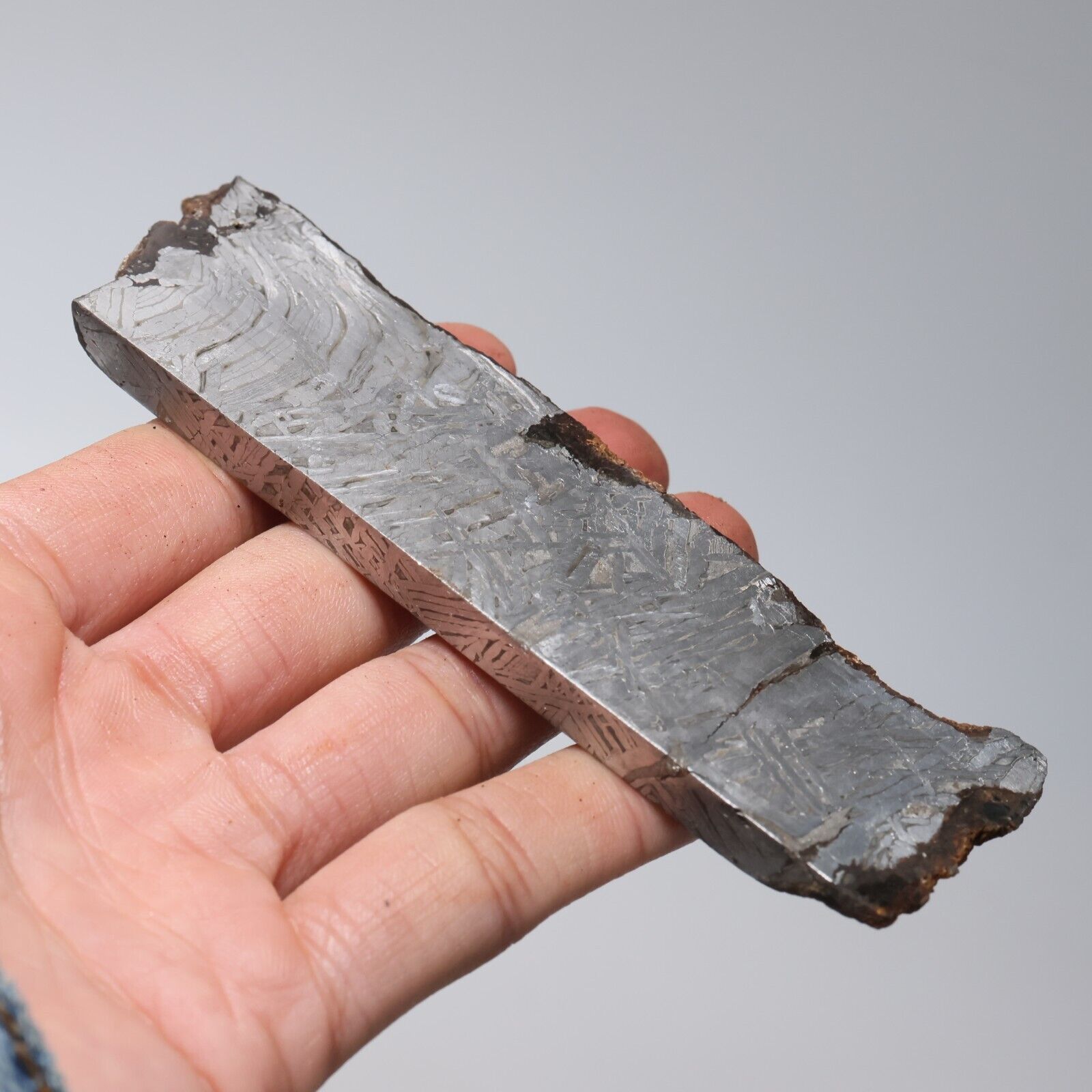 142g  Muonionalusta meteorite part slice C6933