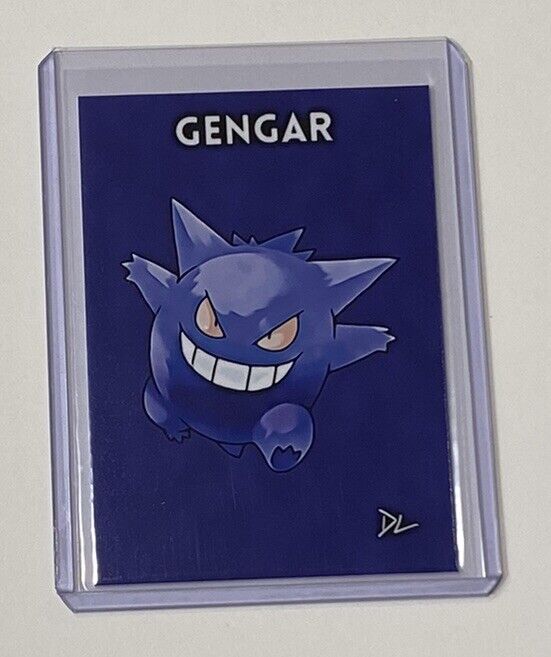 Gengar Limited Edition Artist Signed Pokemon Trading Card 2/10
